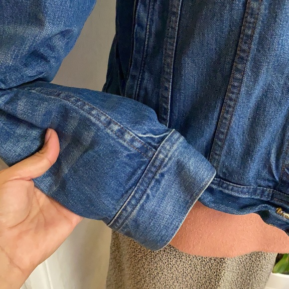 🤍 J. Crew Classic Denim Blue Jacket Size S/M - Picture 4 of 6